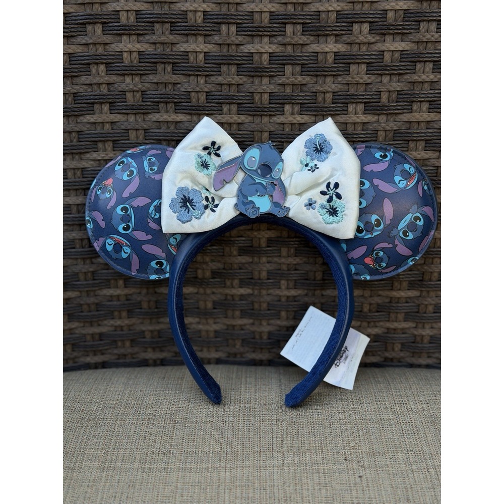 Disney Parks Stitch All Over Print AOP Ears Headband